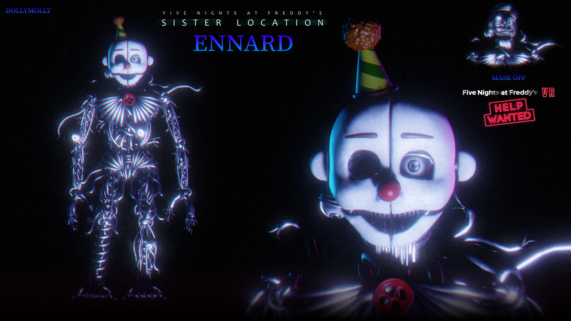 Blender/FNAF] Ennard in FNAF 3 by RazvanAndrei123 on DeviantArt