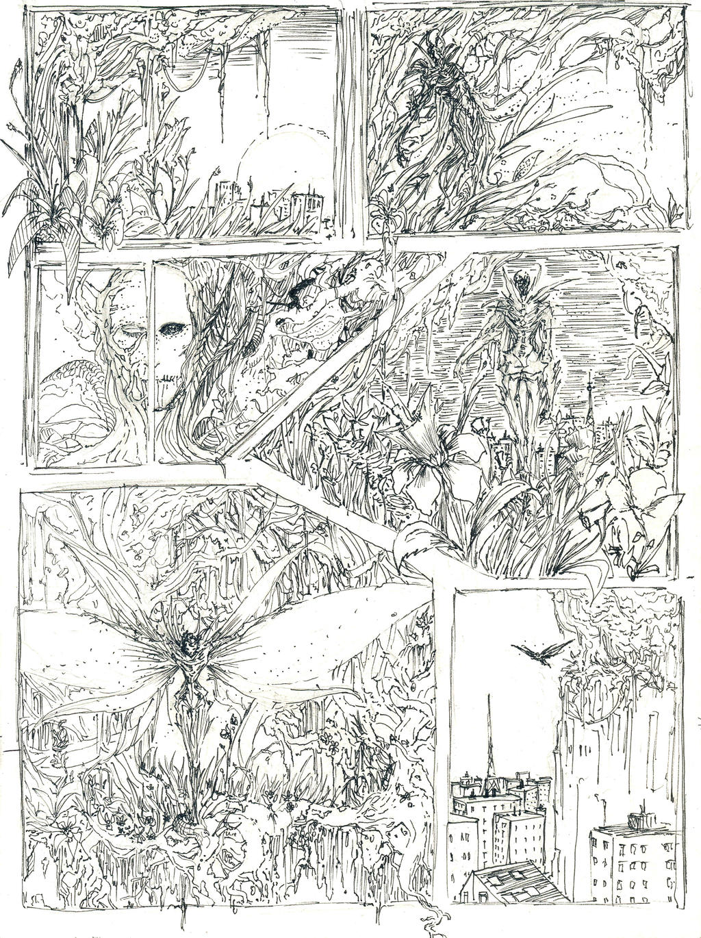 Comic Line Art by Machinophiliac on DeviantArt