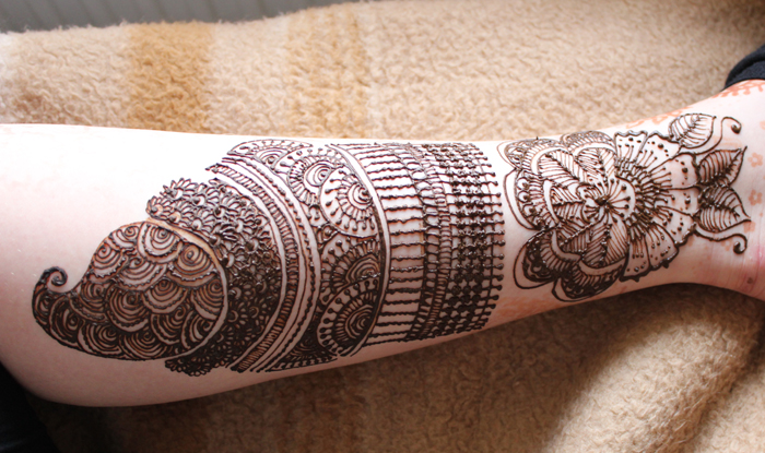 Henna Indian style