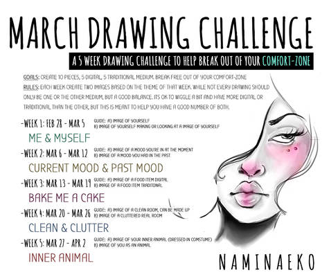 March Drawing Challenge