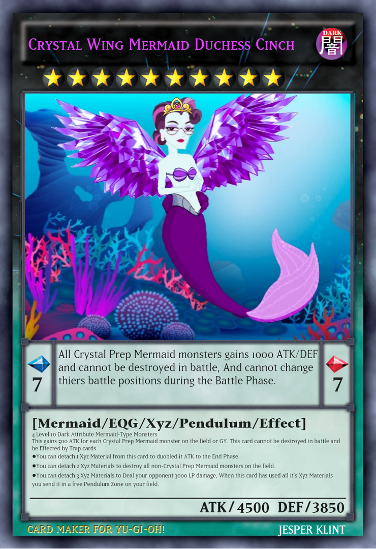 Crystal Wing Mermaid Duchess Cinch (YC) by TheEmperorOfHonor on DeviantArt