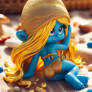 Beach version of Smurfette