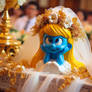 Wedding version of Smurfette