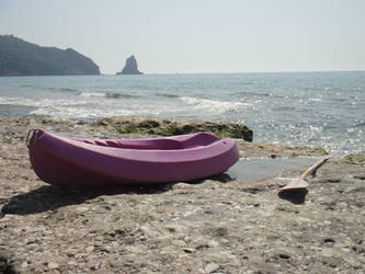 Boat ashore