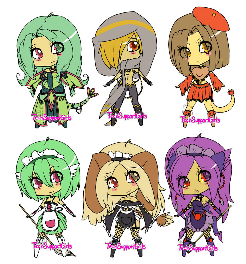 Pokemon Customs Batch 8 by TechSupportGirls on DeviantArt