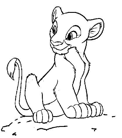 Lion cub coloring page by tigalova on DeviantArt