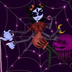 Undertale(drawing characters)-Muffet