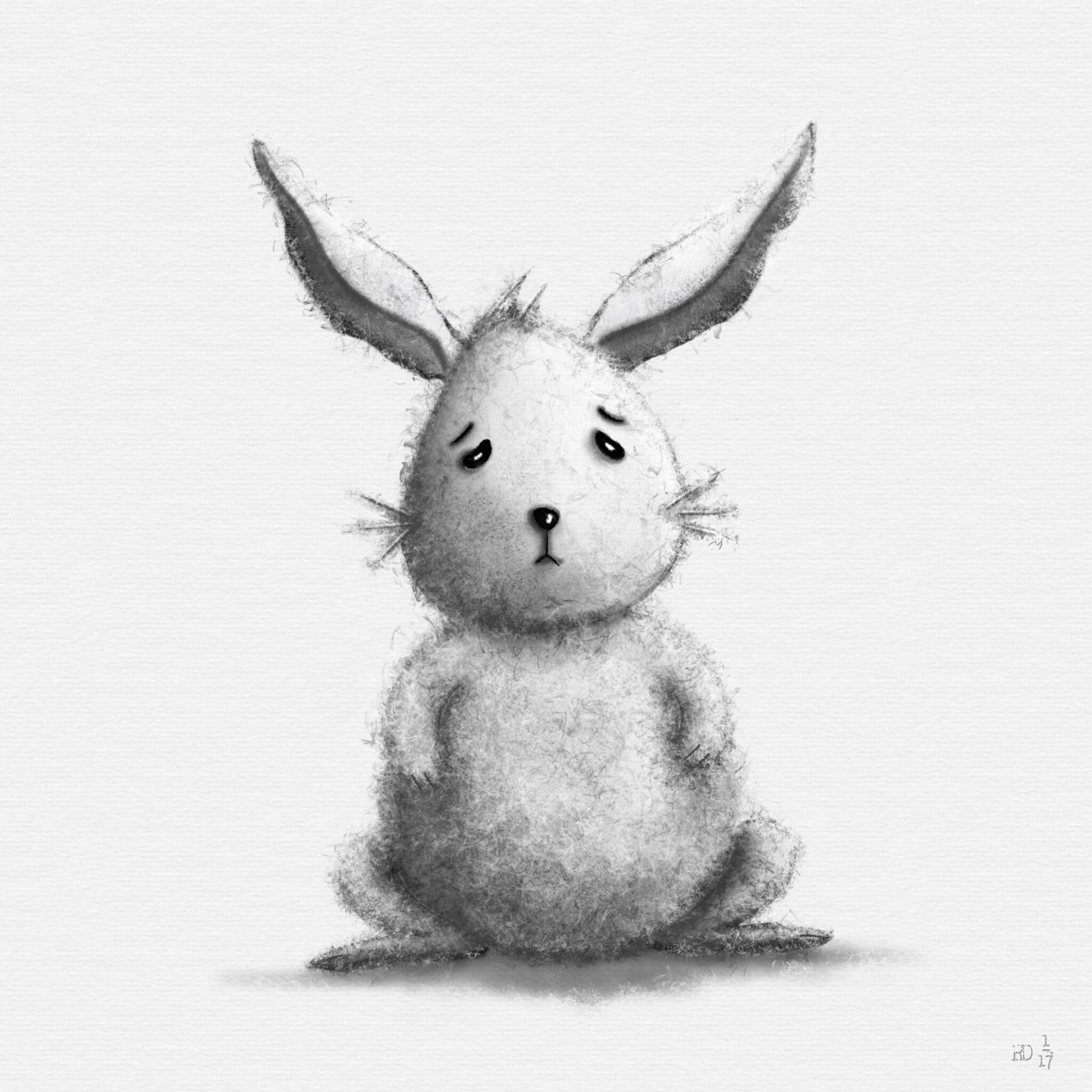 Deviantart Sad Rabbids Sad Bunny by RobDoran on DeviantArt