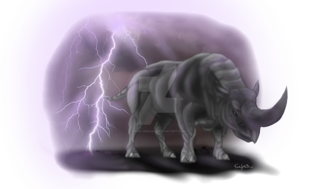 Buff Rhino by Koda-Sergal on DeviantArt