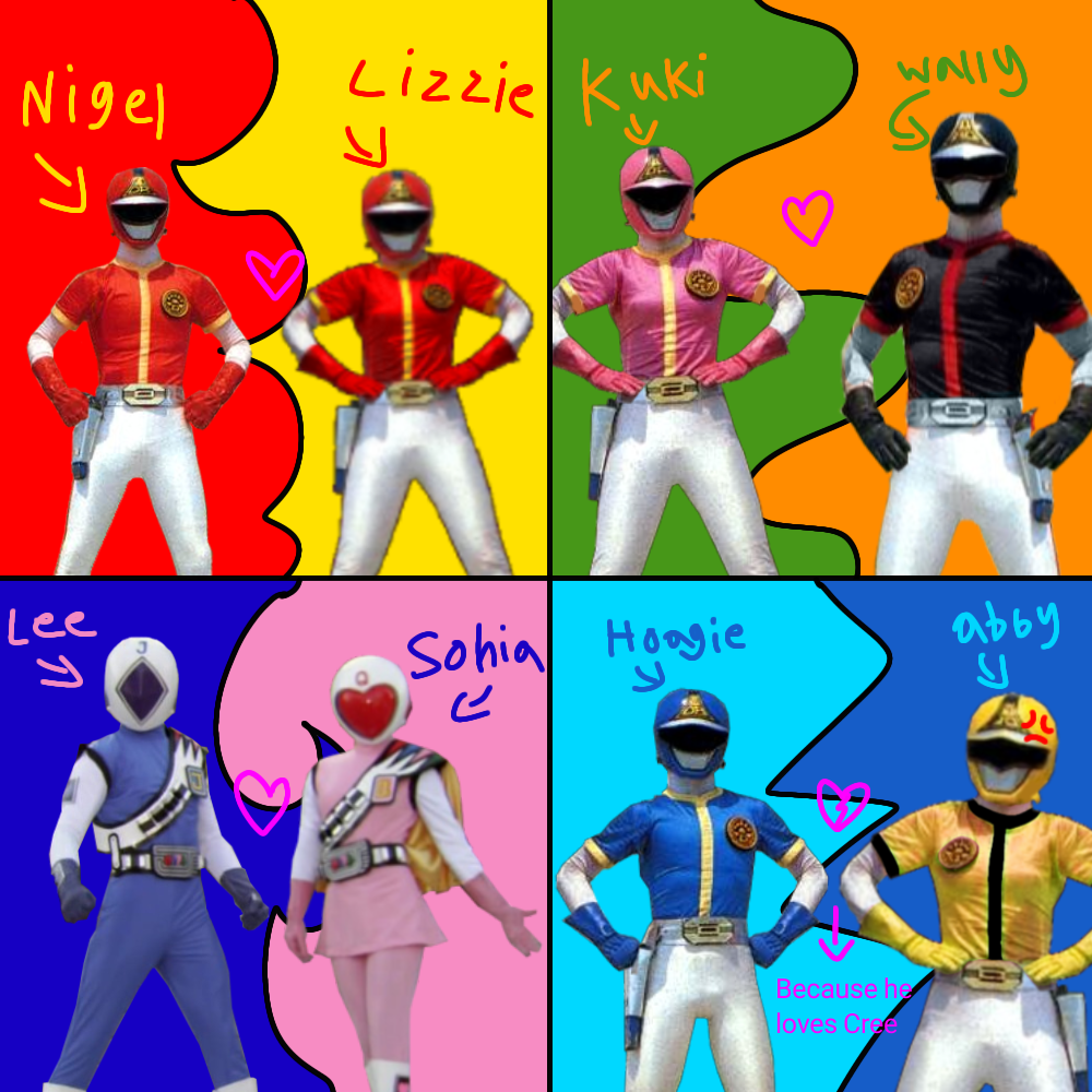 Cupid Ranger Arthurengine's KND Couples (Rangers Edition) by ShurikenPink on DeviantArt