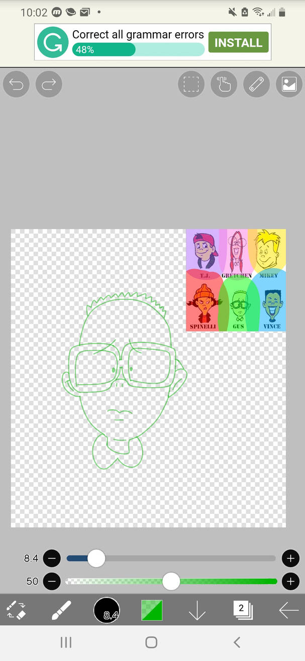 Recess Group Colouring Image