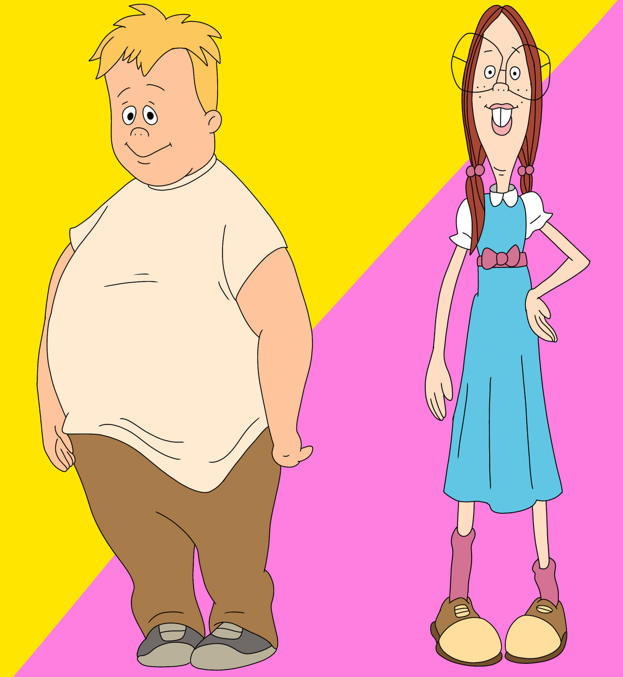 Recess Friend Trade - Mikey and Gretchen by ShurikenPink on DeviantArt