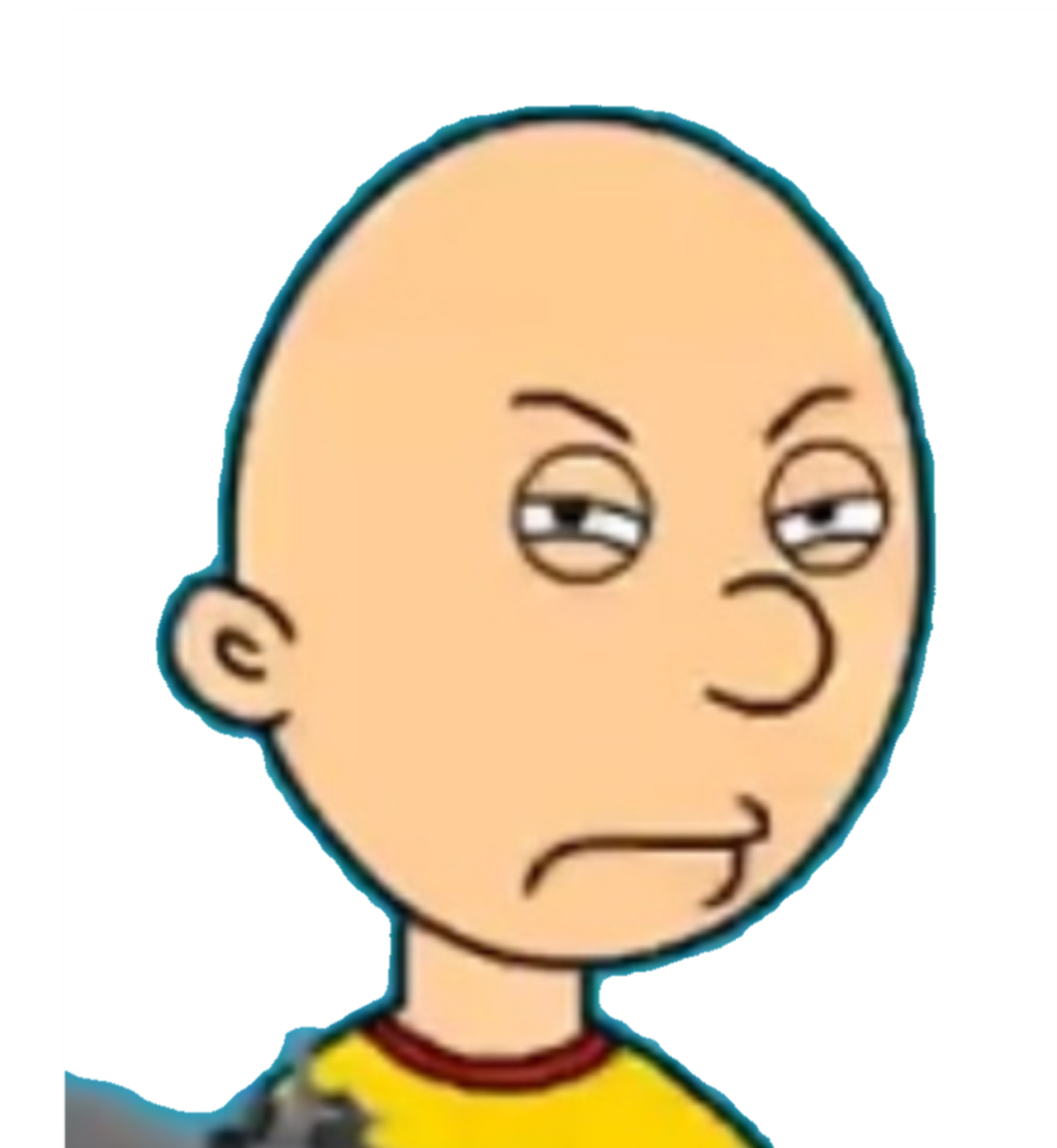 Calliu Hand Writing Angry Caillou by ShurikenPink on DeviantArt