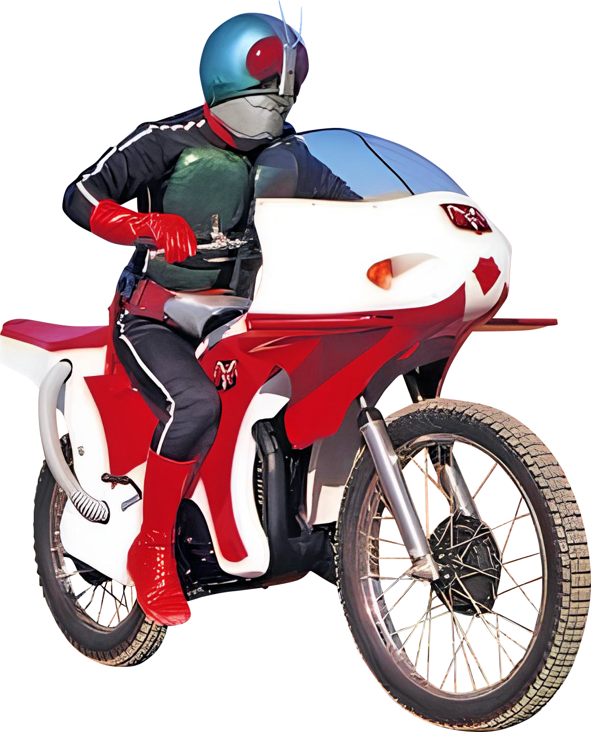 Kamen Rider 2 (New) (Riding New Cyclone) by IDN-Rider on DeviantArt