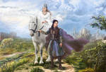 The Princess and the Warrior. On the way by Vilenchik