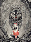 Little Red Riding Hood and the defender wolf by Vilenchik