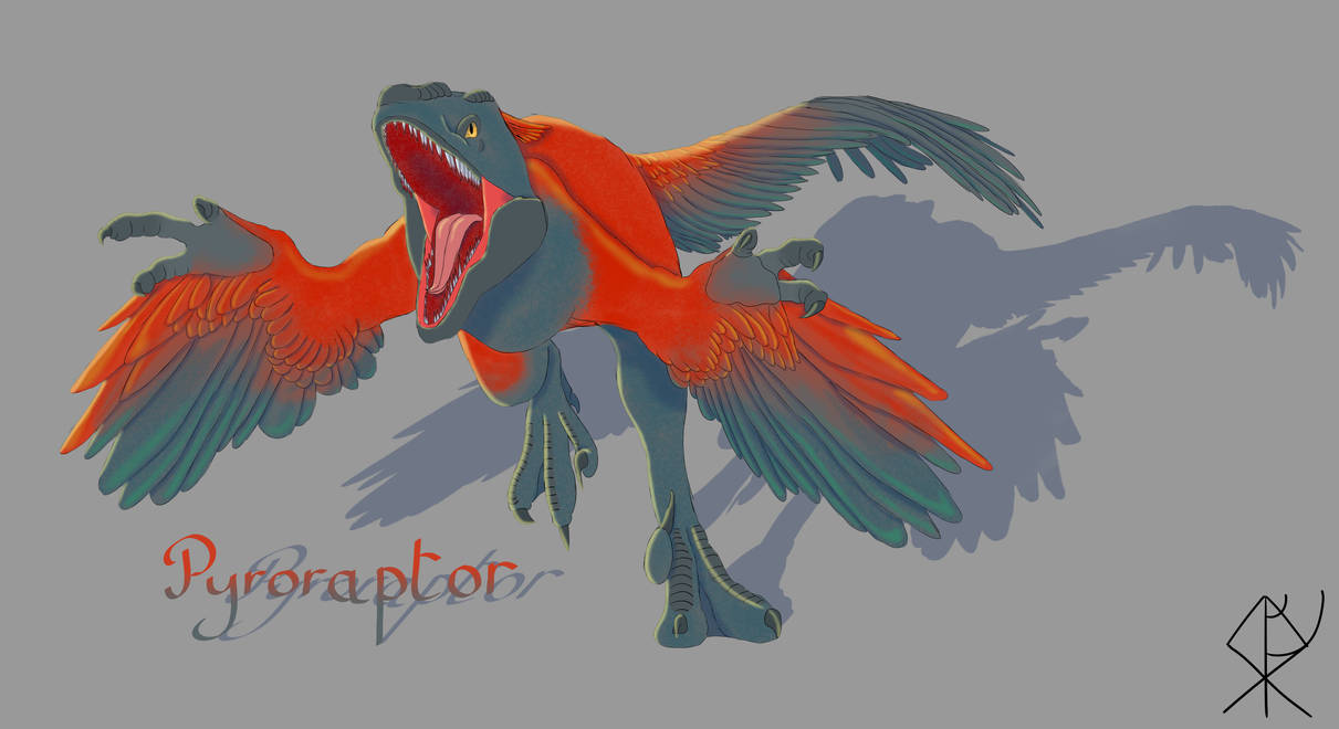 Pyroraptor by PlumedeChene on DeviantArt