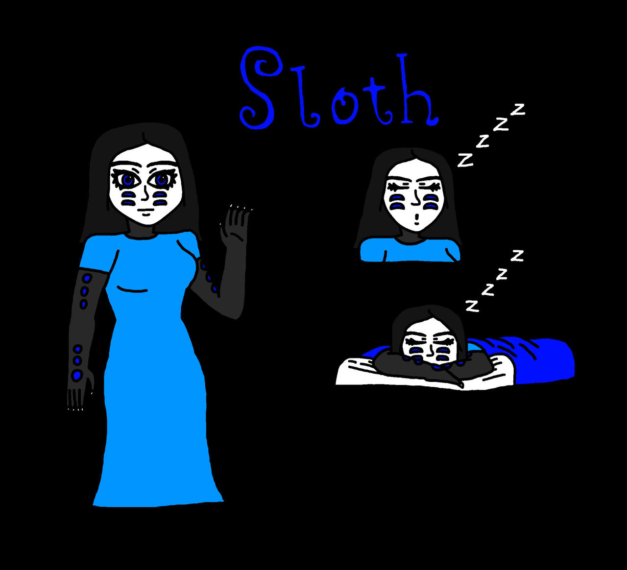 The 7 deadly sins Sloth by BuckshotR on DeviantArt