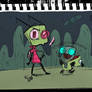 Invader Zim + GIR