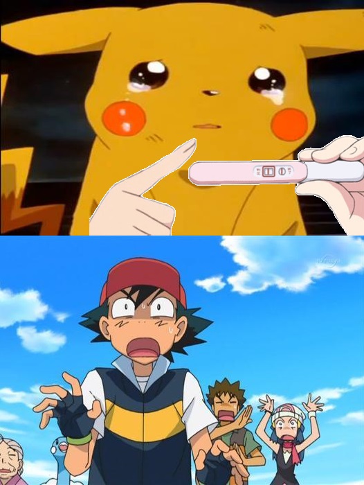 Pikachu's pregnancy announcemet (meme) by VeronicaPrower on DeviantArt