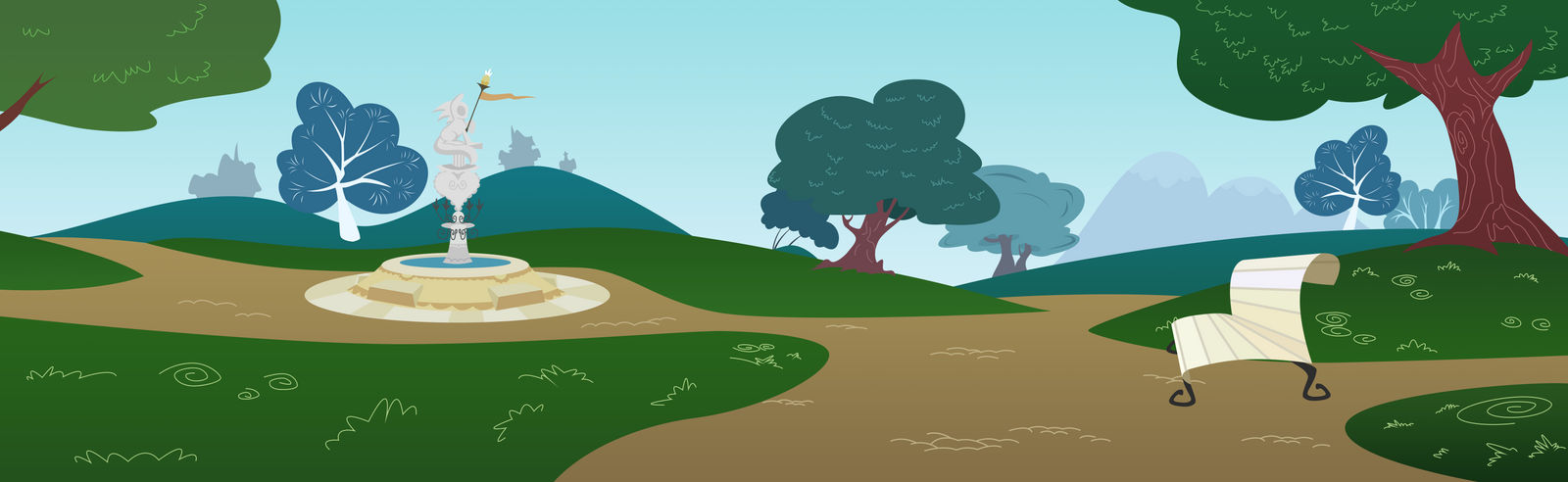 Park by RainbowDashie on DeviantArt