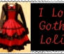 Gothic Lolita Stamp