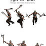 Art of War Double Axes Poses promo image2