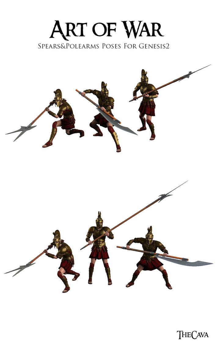 Art Of War Spears And Polearms Poses Promo Image2 By Thecava1 On Deviantart