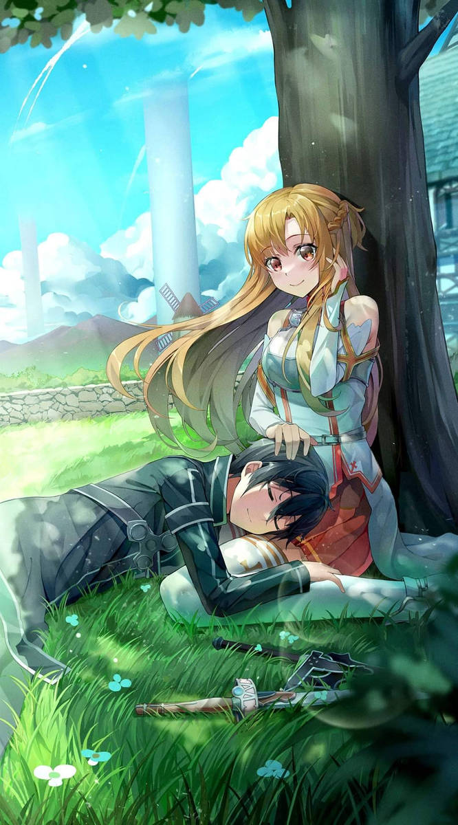 Kirito And Asuna Sword Art Online By Gabrielescala2306 On Deviantart