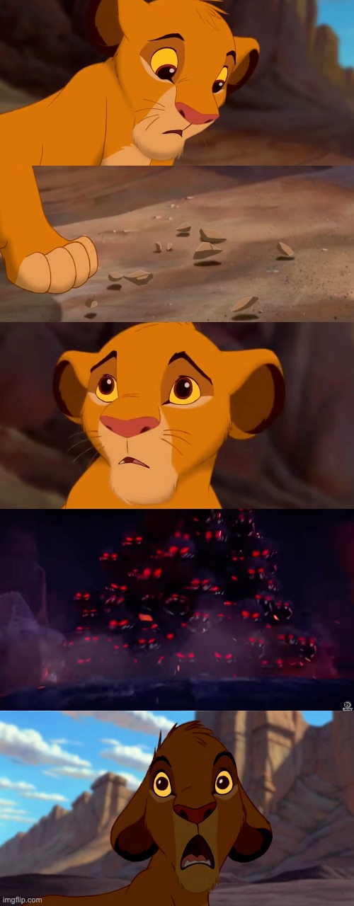 Dark Creatures are Heading Towards Simba by LBmon on DeviantArt