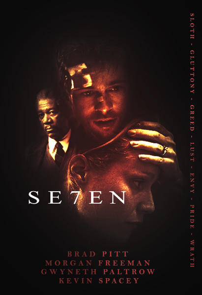 Seven Movie Poster 1995 by HrZCreatives on DeviantArt