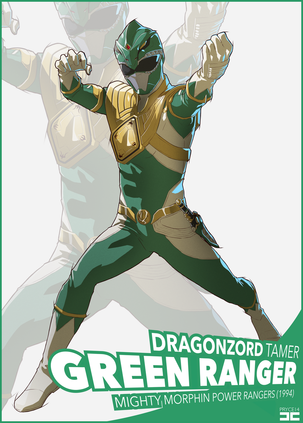 Python Green Ranger's Green Ranger by Pryce14 on DeviantArt