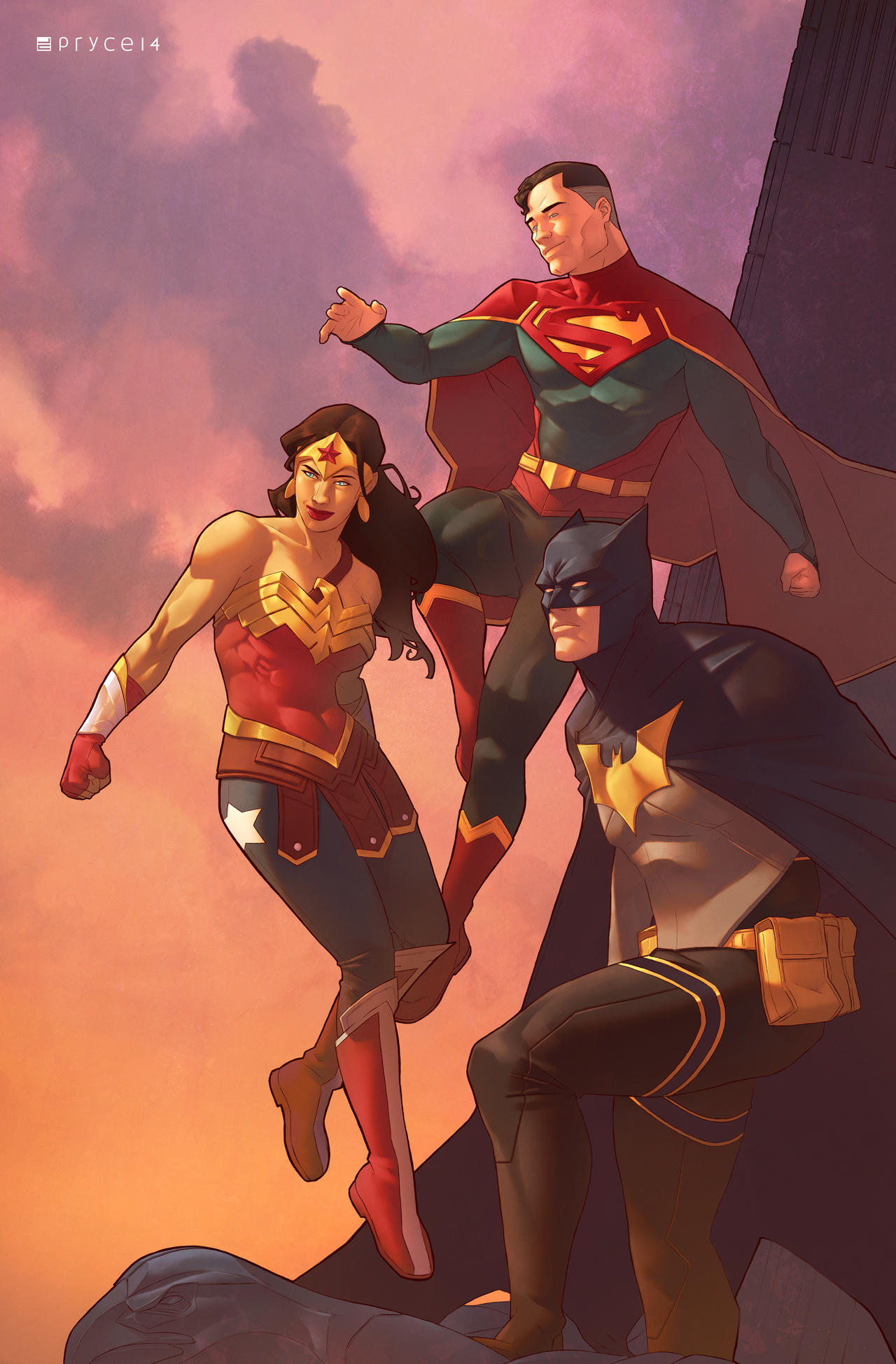 Dc Trinity Character DC Trinity by Pryce14 on DeviantArt