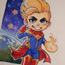 Captain Marvel Chibi