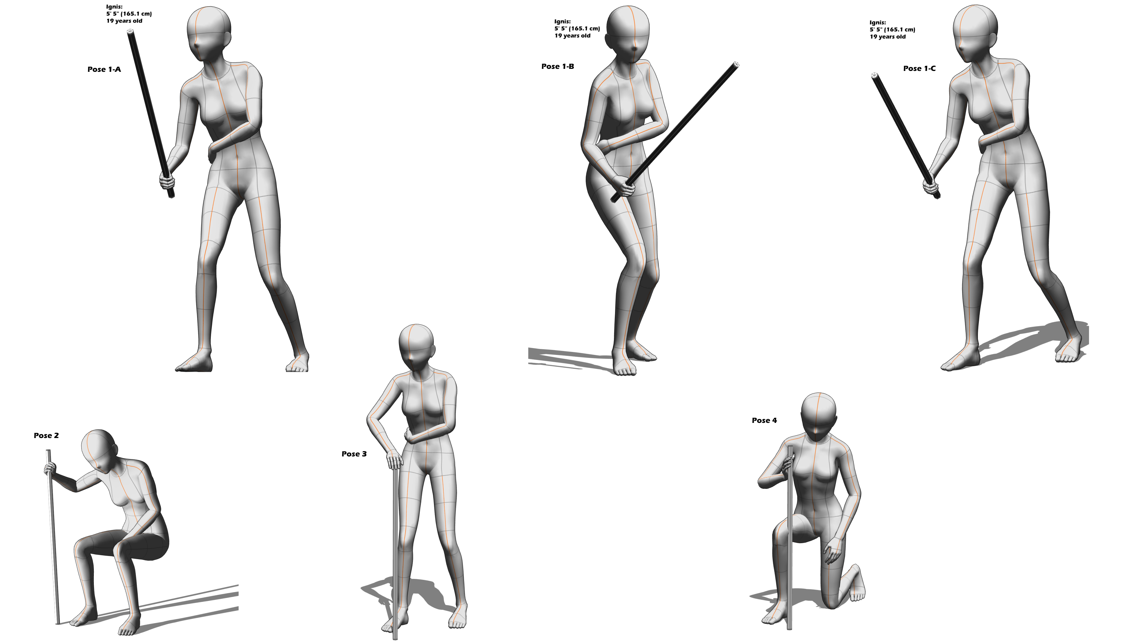Object Poses Pose Options by Lloydwing on DeviantArt