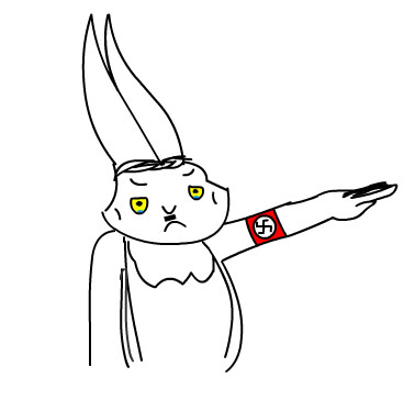 Nazi Rabbit Catoon Hitler Bunny by sexy-himself on DeviantArt