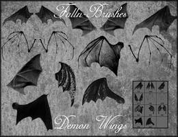 Bat Demon Wings Brushes