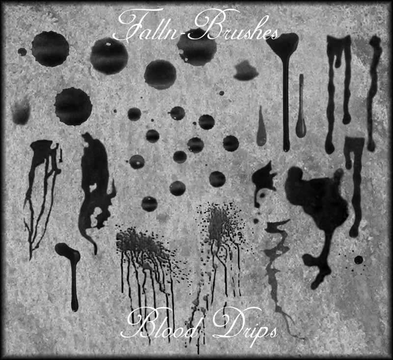 Blood Brushes by Falln-Brushes