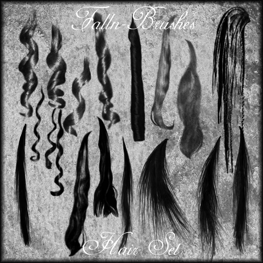 Hair Brushes Set 1 by Falln-Brushes
