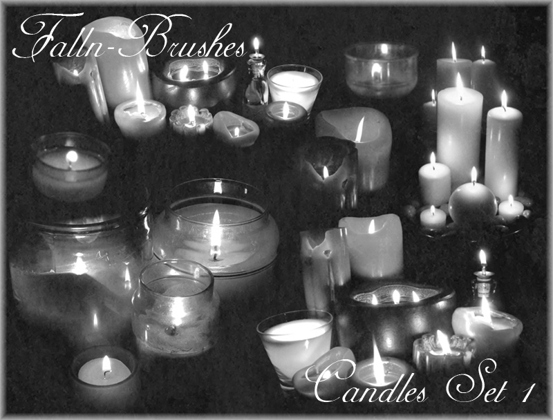 Candles Brushes Set 1