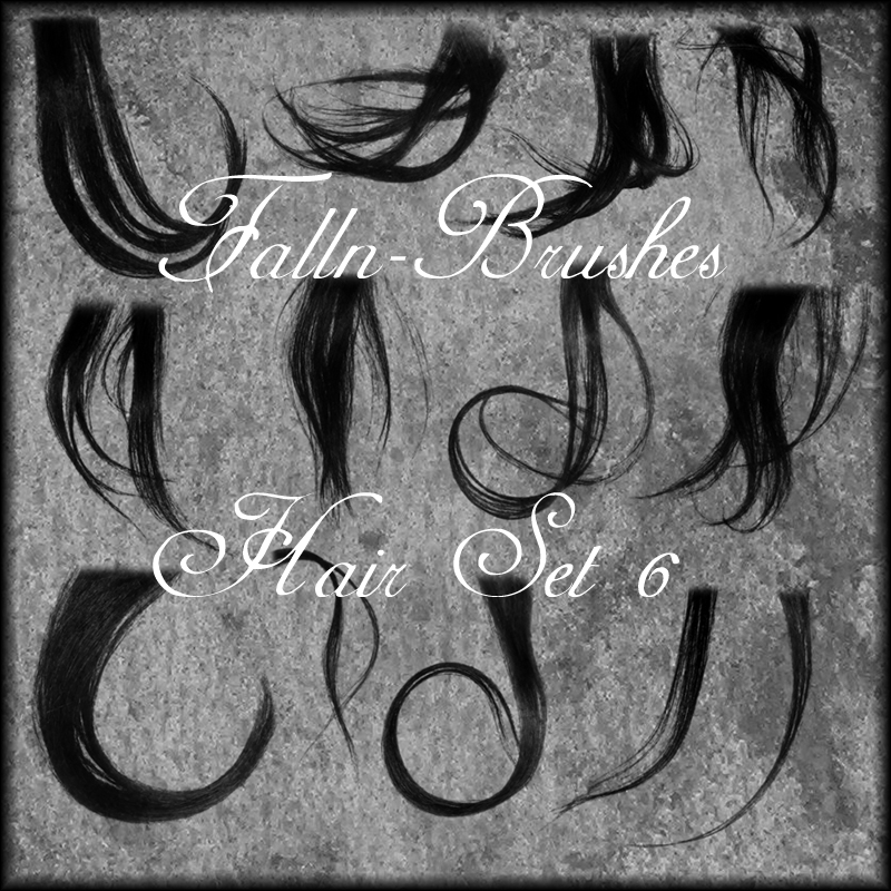 Hair Brushes Set 6 by Falln-Brushes