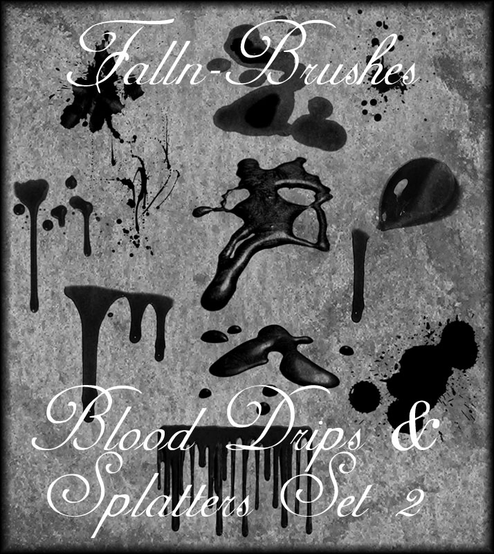 Blood and Splatter Brushes 2