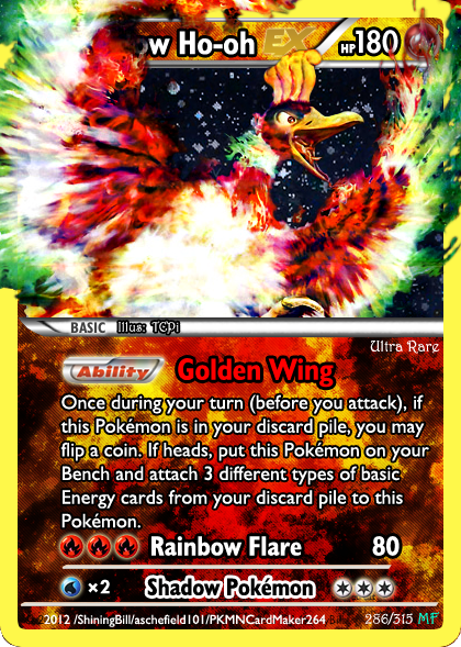 Ho-Oh EX by emachel on DeviantArt