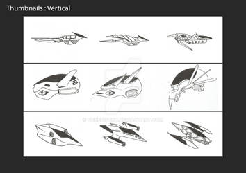 Spaceship thumbnails Iteration 2