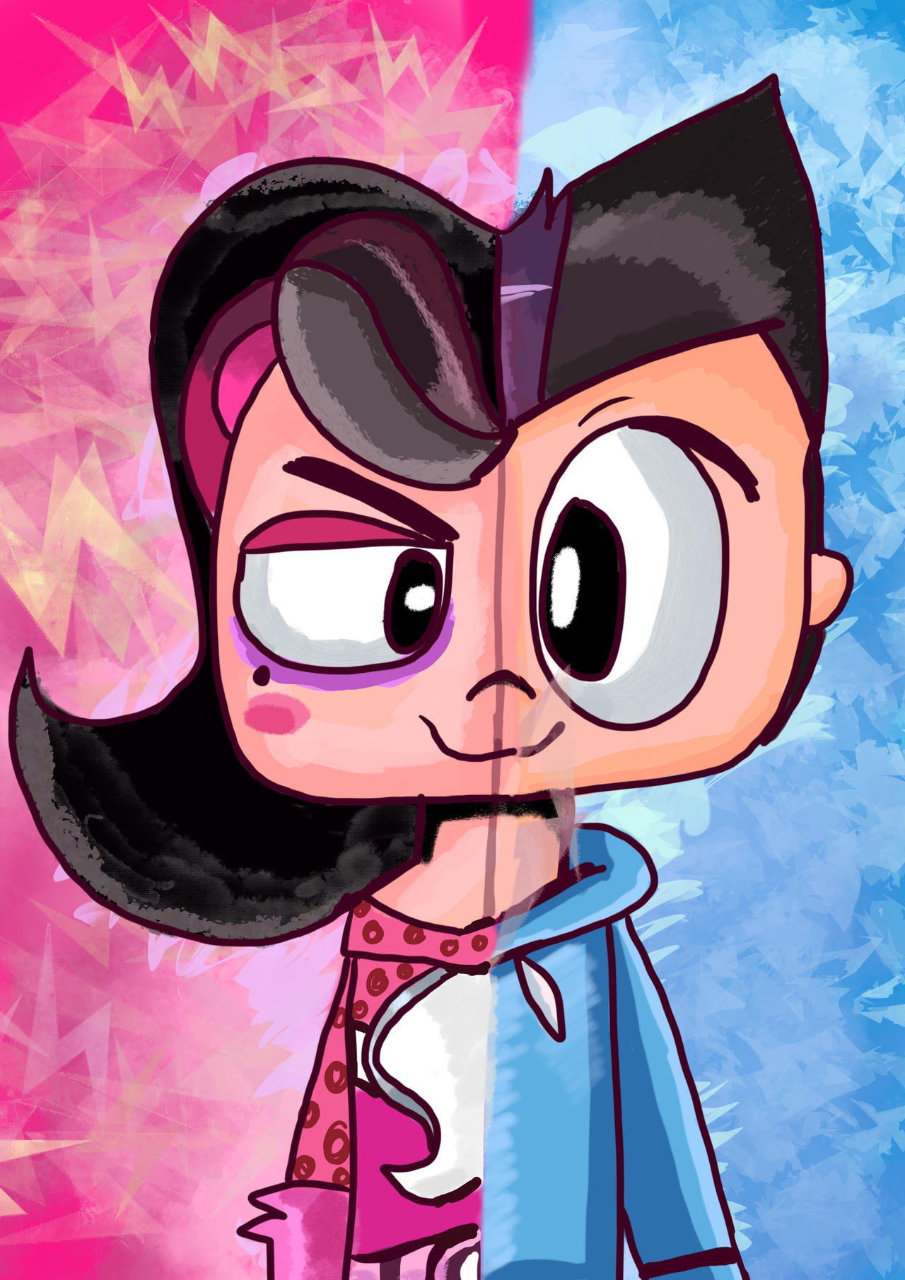 Art Trade: Guy Hamdon the Shezow by jewelswirlix on DeviantArt