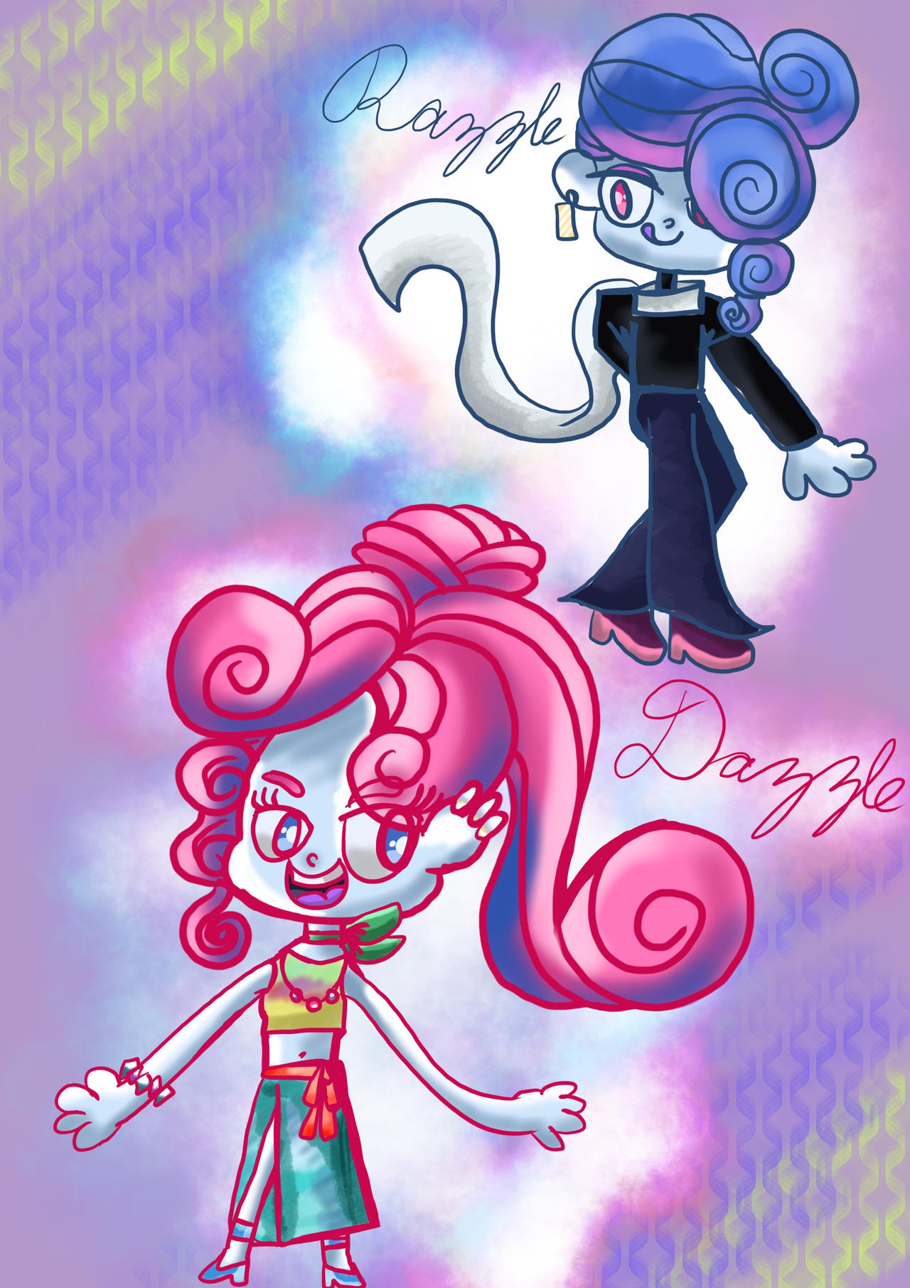 Razzle and Dazzle by jewelswirlix on DeviantArt