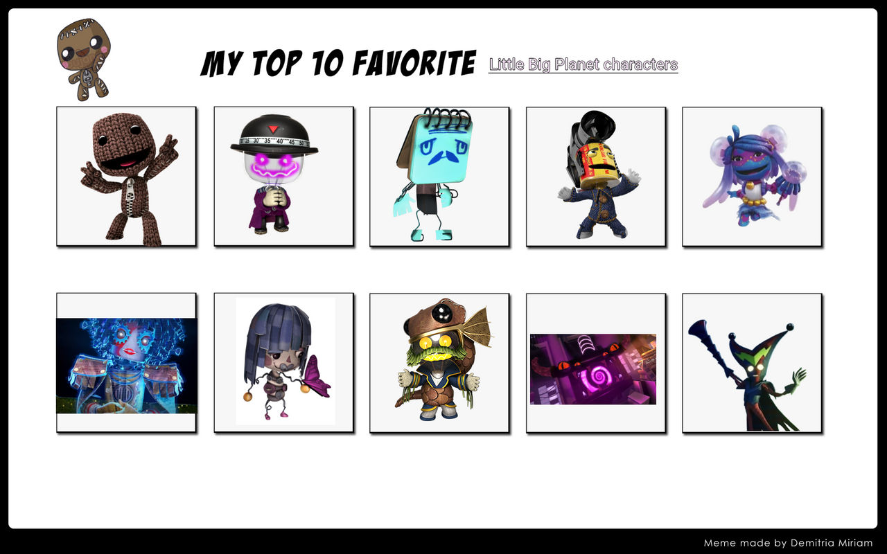Little Planet Deviantart My top 10 favorite Little Big Planet characters by Hero-Girl on DeviantArt