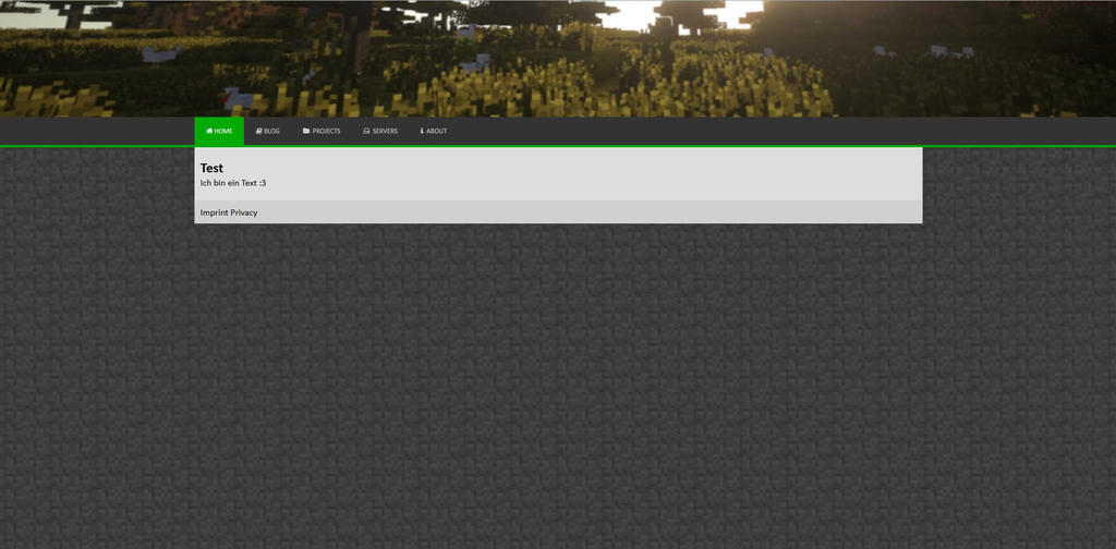 Minecraft html Design by MineFactoryNET on DeviantArt