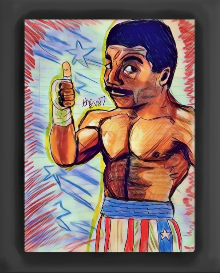 Apollo Creed Cartoon by TheEVN7 by TheEVN7 on DeviantArt