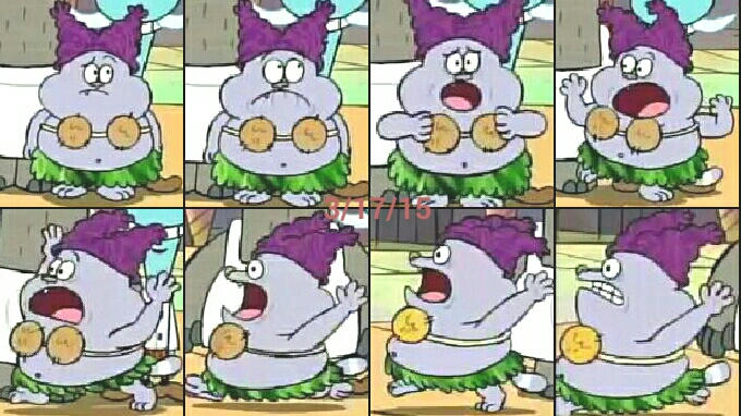 Chowder Running Chowder in Hula Clothes (Running) by BryanVelasquez87 on DeviantArt